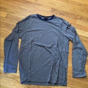 Club Room Grey Long Sleeve T-shirt